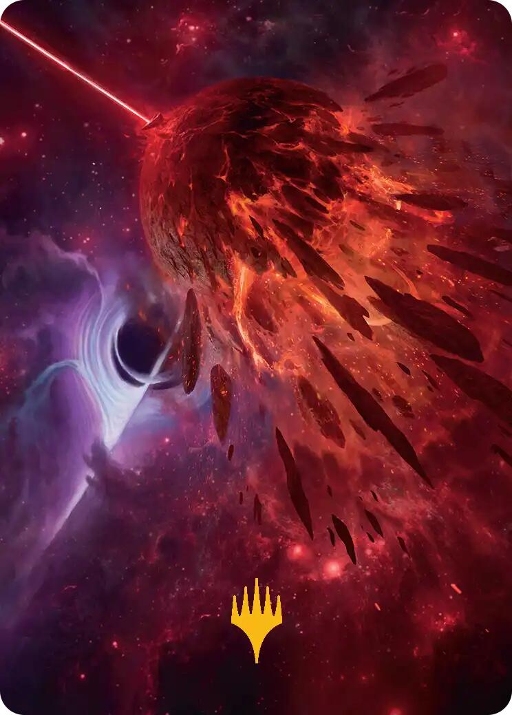 Kavaron, Memorial World Art Card (Gold-Stamped Planeswalker Symbol) [Edge of Eternities Art Series] | Devastation Store