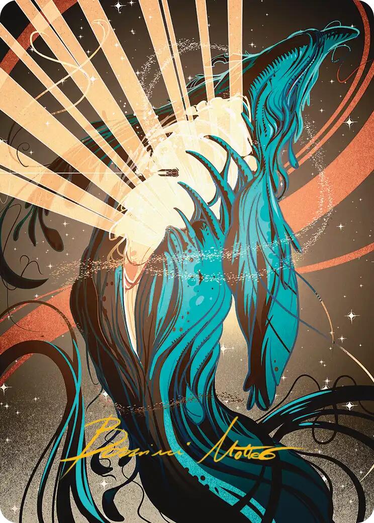 Swarmyard Art Card (Gold-Stamped Signature) [Edge of Eternities Art Series] | Devastation Store