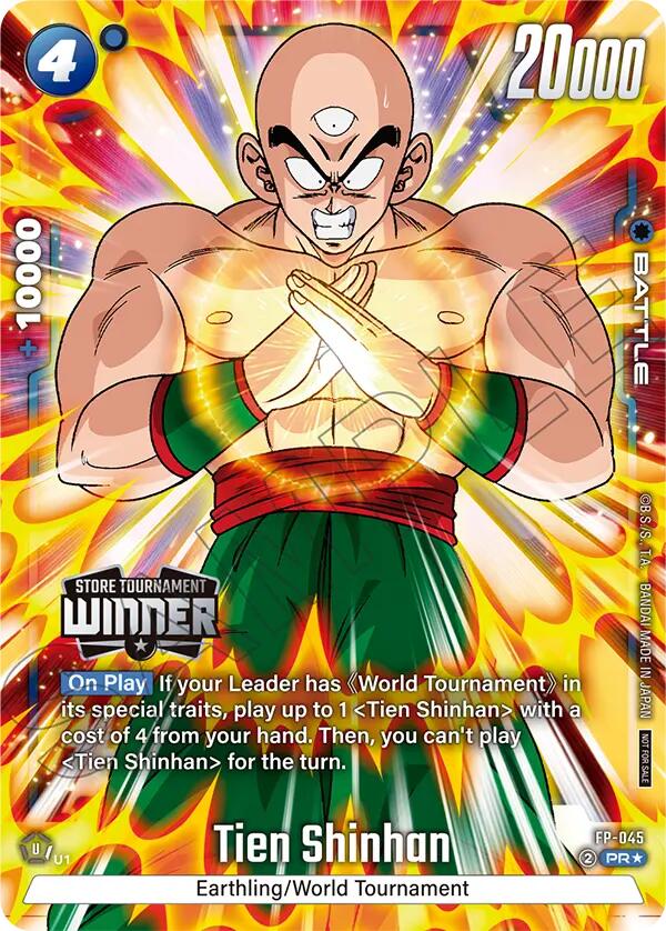 Tien Shinhan (FP-045) (Tournament Pack 07 - Winner) [Fusion World Tournament Cards] | Devastation Store
