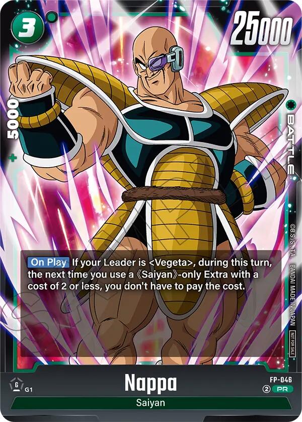 Nappa (FP-046) (Tournament Pack 07) [Fusion World Tournament Cards] | Devastation Store