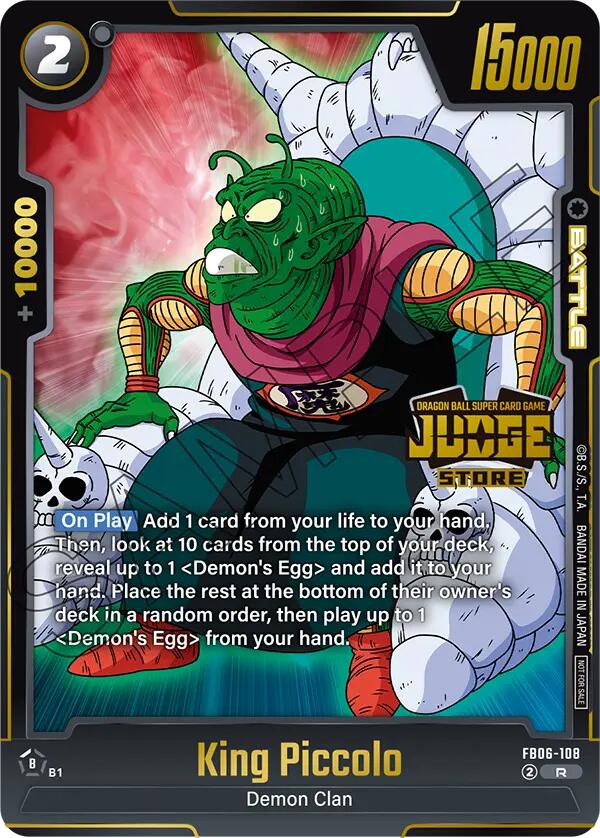 King Piccolo (Judge Pack 04 - Store Judge) [Fusion World Tournament Cards] | Devastation Store