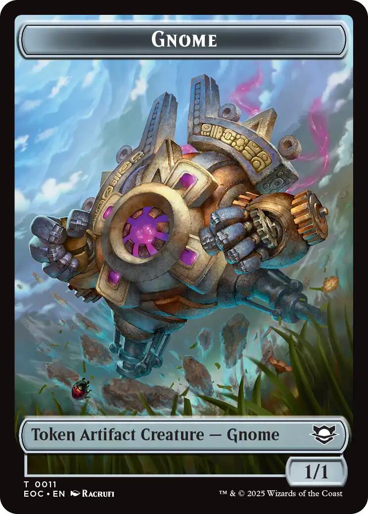 Gnome // Golem (0014) Double-Sided Token [Edge of Eternities Tokens] | Devastation Store