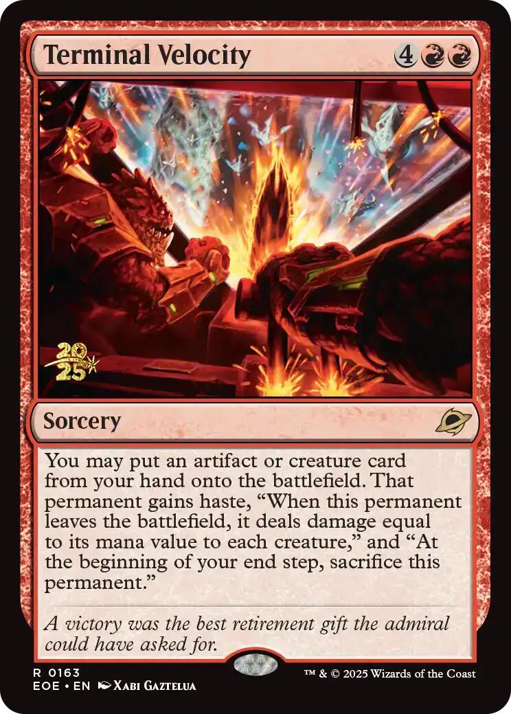 Terminal Velocity [Edge of Eternities Prerelease Promos] | Devastation Store