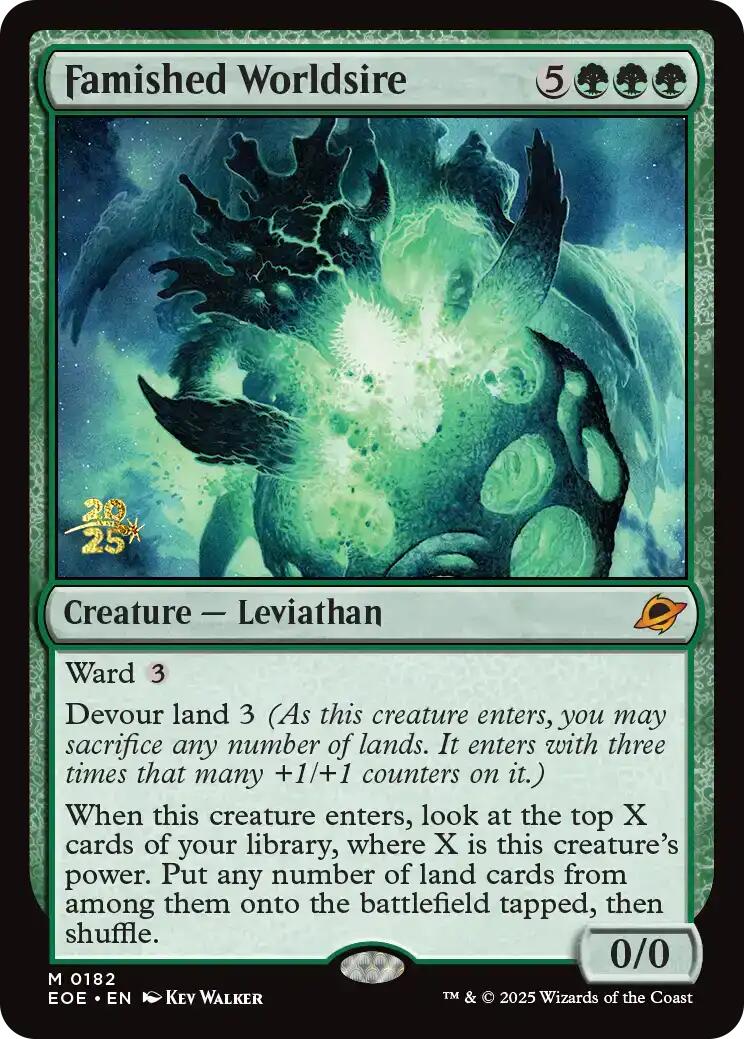 Famished Worldsire [Edge of Eternities Prerelease Promos] | Devastation Store