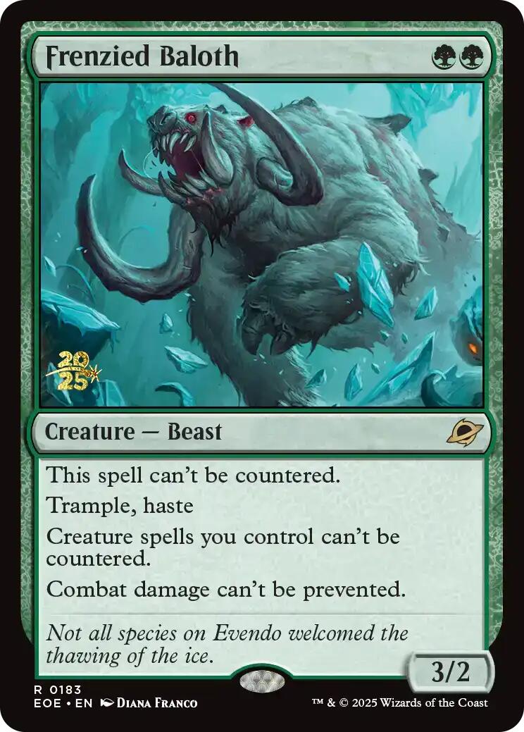 Frenzied Baloth [Edge of Eternities Prerelease Promos] | Devastation Store