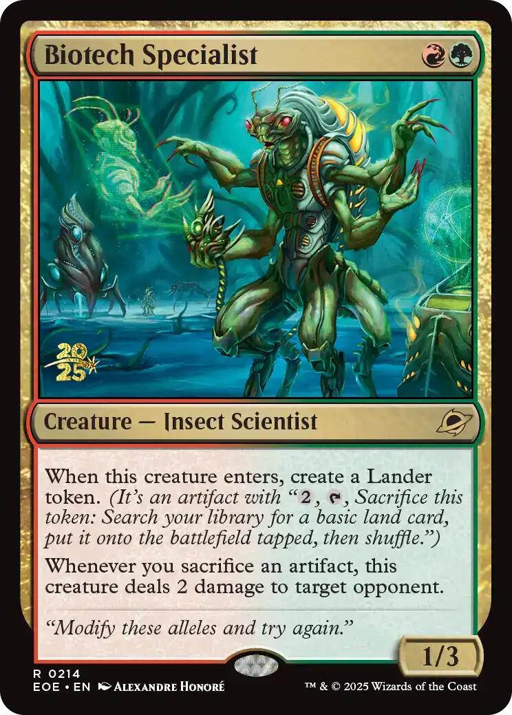 Biotech Specialist [Edge of Eternities Prerelease Promos] | Devastation Store