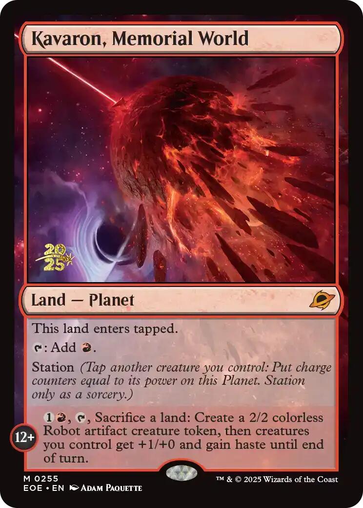 Kavaron, Memorial World [Edge of Eternities Prerelease Promos] | Devastation Store
