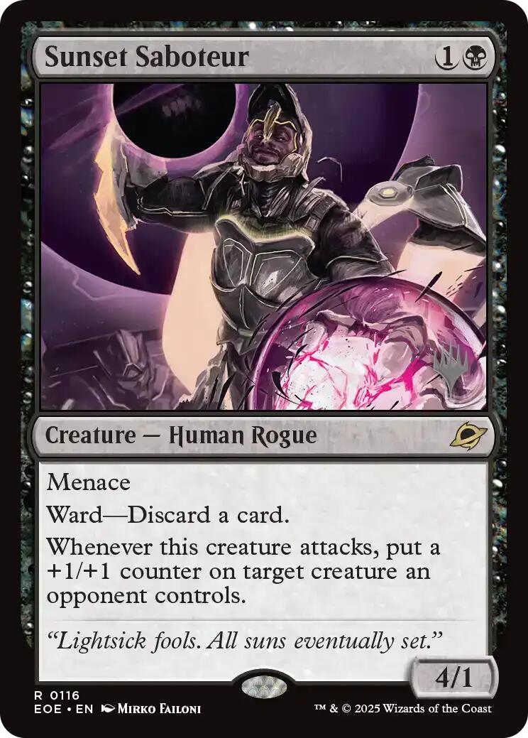 Sunset Saboteur [Edge of Eternities Promo Pack] | Devastation Store