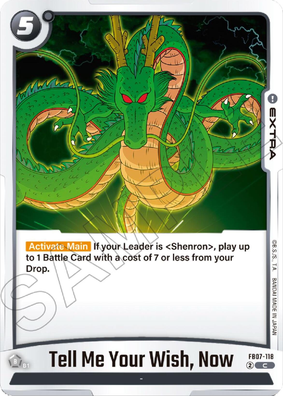 Tell Me Your Wish, Now [Wish For Shenron] | Devastation Store