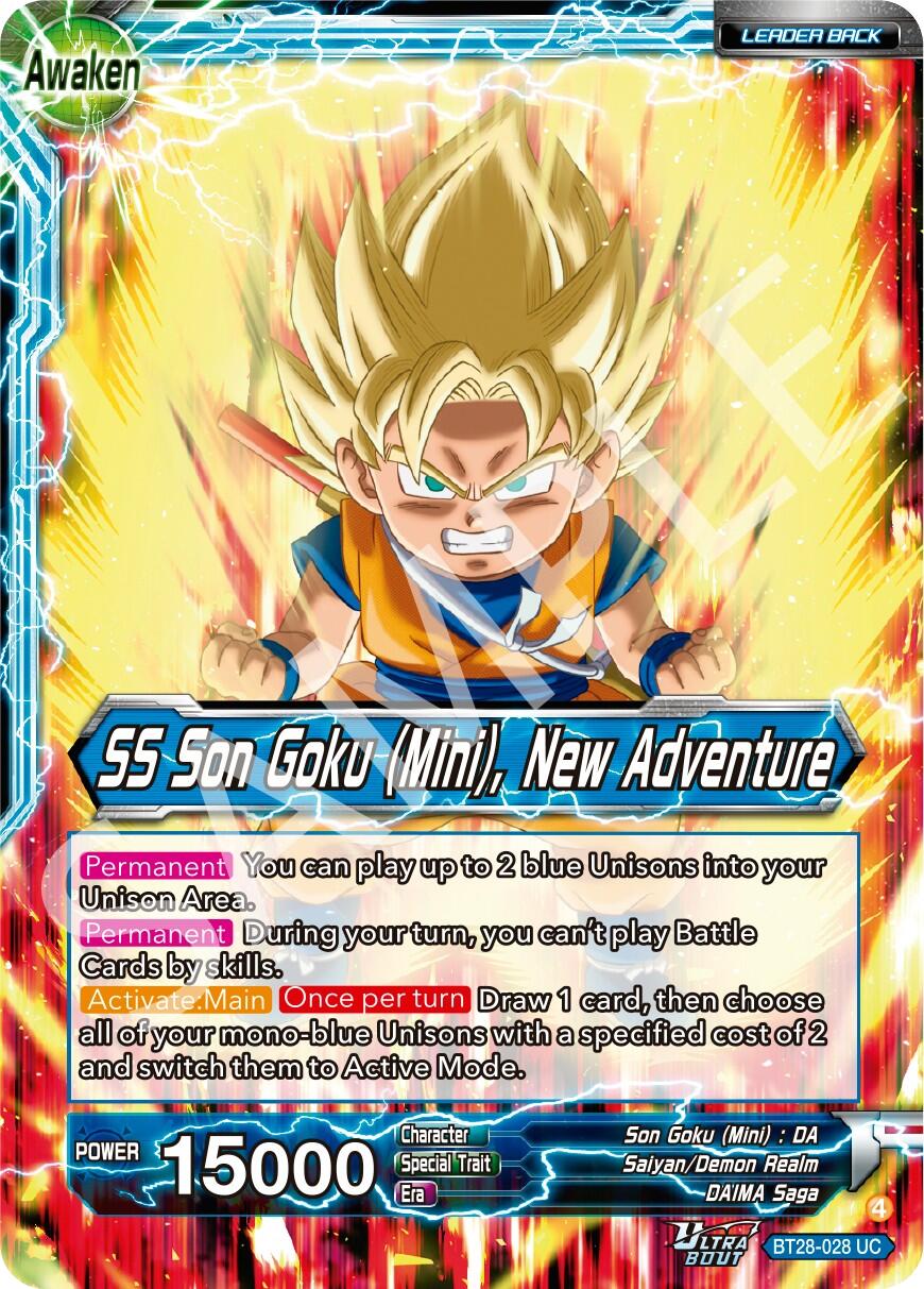 Son Goku (Mini) // SS Son Goku (Mini), New Adventure (BT28-028) [Prismatic Clash] | Devastation Store