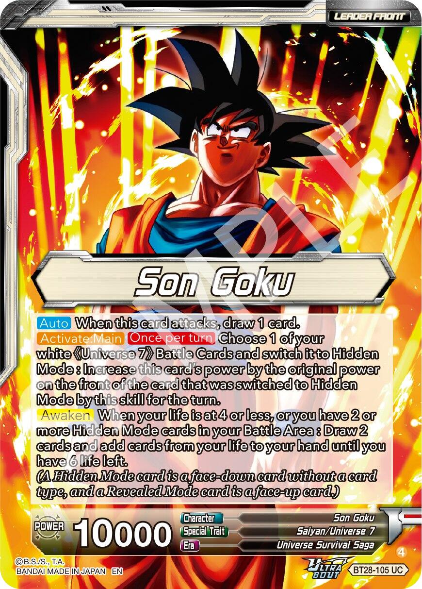 Son Goku // SSG Son Goku, Crimson Power (BT28-105) [Prismatic Clash] | Devastation Store