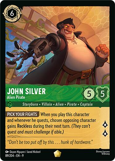 John Silver - Alien Pirate (89/204) [Fabled] | Devastation Store