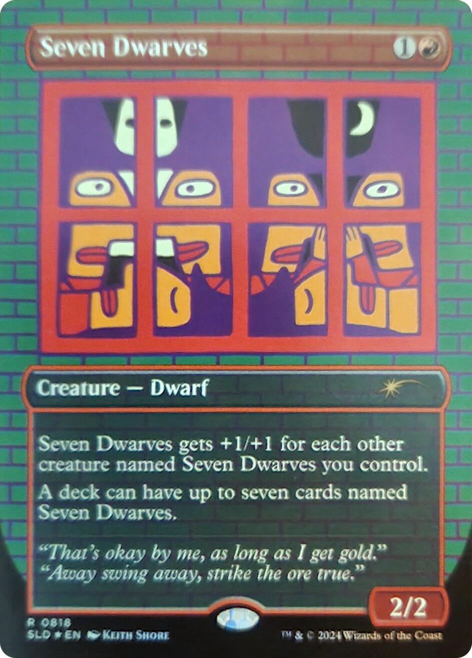 Seven Dwarves (0818) (Rainbow Foil) [Secret Lair Drop Series] | Devastation Store