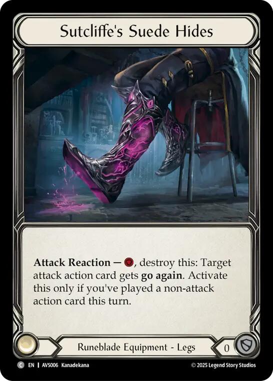 Sutcliffe's Suede Hides [AVS006] (Armory Deck: Legends Viserai) | Devastation Store