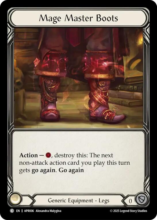 Mage Master Boots [APR006] (Armory Deck: Legends Prism) | Devastation Store
