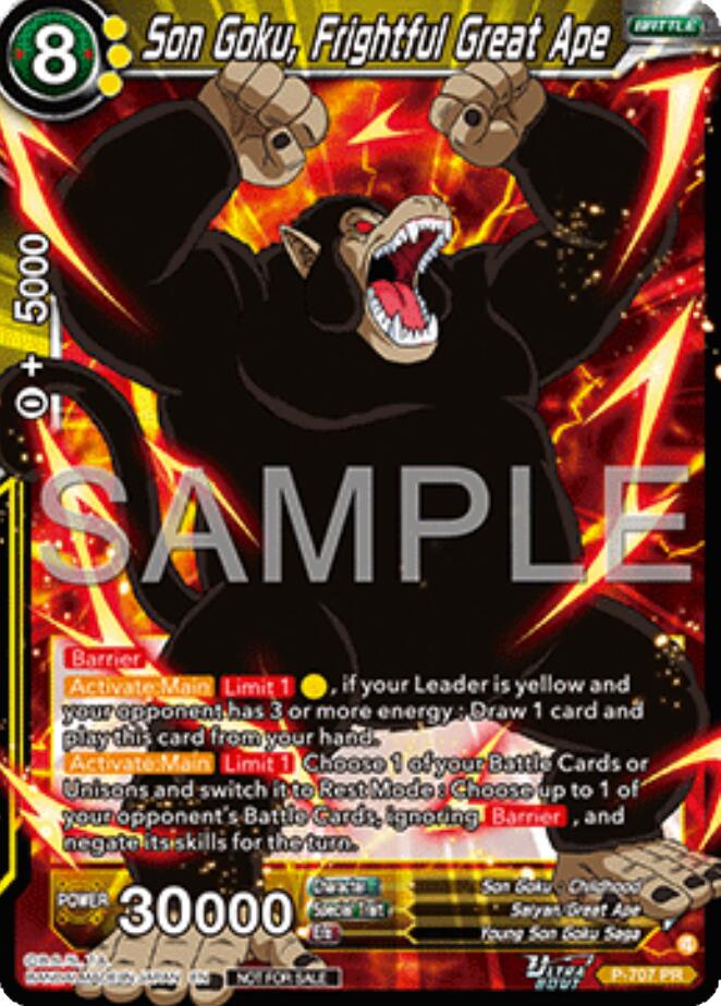 Son Goku, Frightful Great Ape (Ultra-Bout Series Tournament Pack Vol.13) (P-707) [Tournament Promotion Cards] | Devastation Store