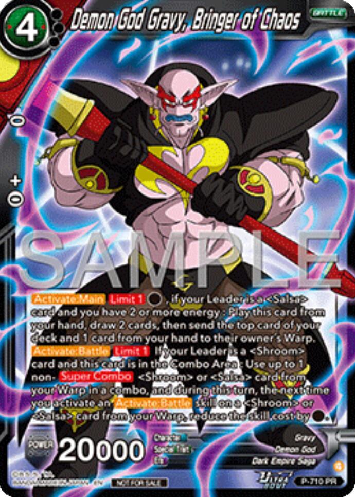 Demon God Gravy, Bringer of Chaos (Ultra-Bout Series Tournament Pack Vol.13) (P-710) [Tournament Promotion Cards] | Devastation Store
