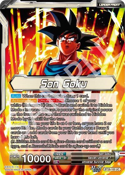 Son Goku // SSG Son Goku, Crimson Power (SLR) (BT28-105) [Prismatic Clash] | Devastation Store