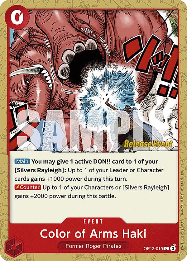 Color of Arms Haki [Legacy of the Master Release Event Cards] | Devastation Store