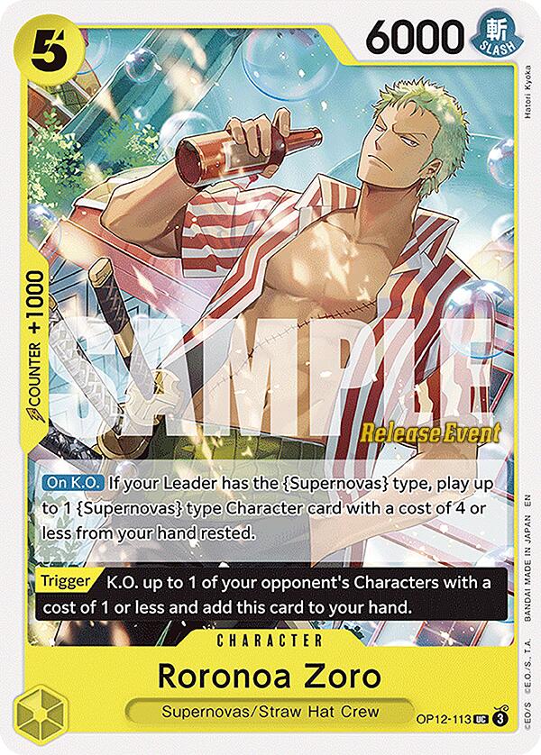 Roronoa Zoro [Legacy of the Master Release Event Cards] | Devastation Store