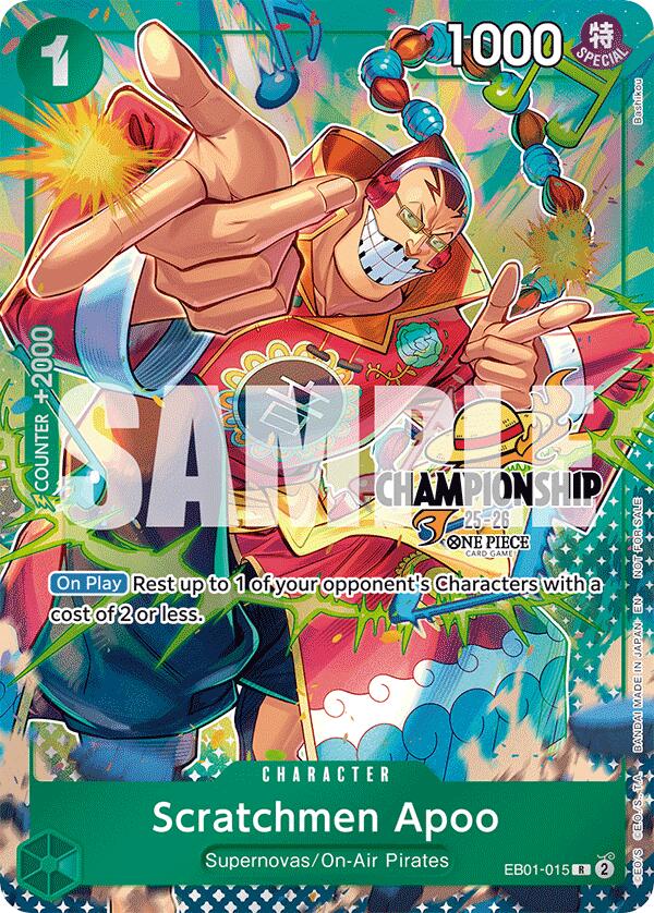 Scratchmen Apoo (CS 25-26 Celebration Pack) [One Piece Promotion Cards] | Devastation Store