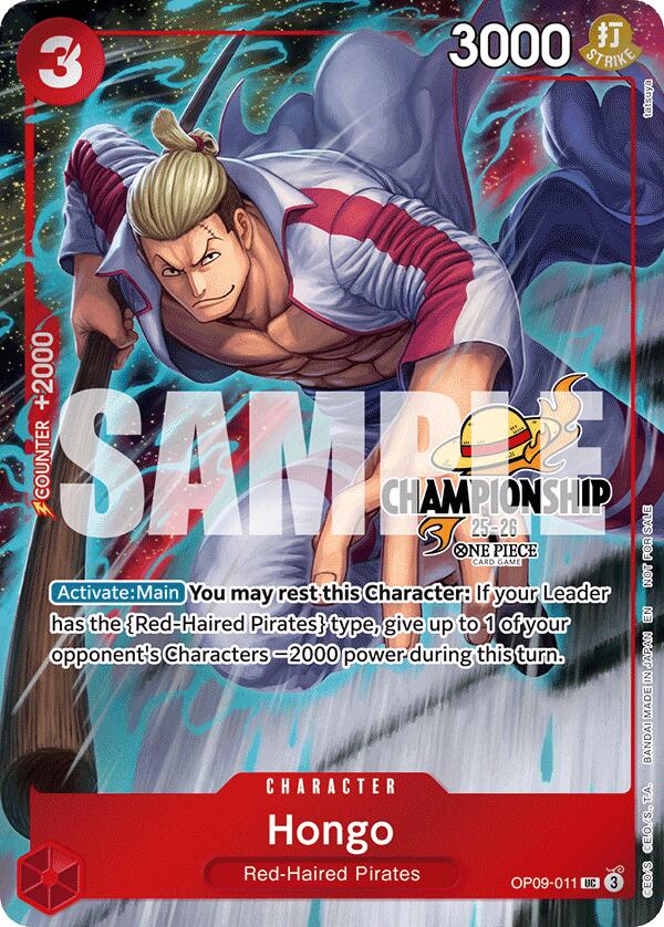 Hongo (CS 25-26 Celebration Pack) [One Piece Promotion Cards] | Devastation Store