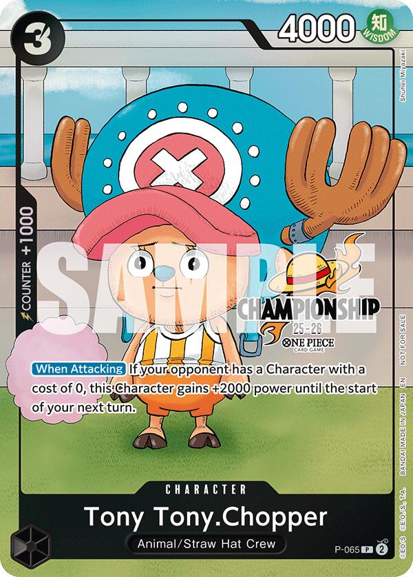 Tony Tony.Chopper (CS 25-26 Event Pack Finalist Ver.) [One Piece Promotion Cards] | Devastation Store