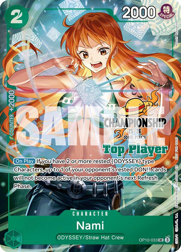 Nami (CS 25-26 Top Player Pack) [One Piece Promotion Cards] | Devastation Store