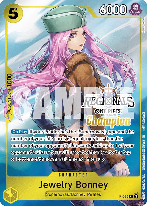 Jewelry Bonney (Online Regional Champion Card Set 2025 Vol.2) [One Piece Promotion Cards] | Devastation Store