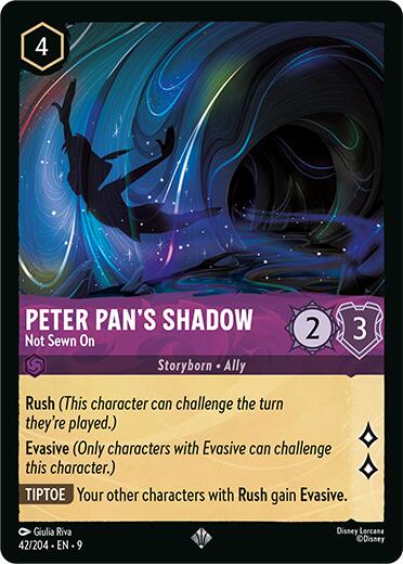 Peter Pan's Shadow - Not Sewn On (42/204) [Fabled] | Devastation Store