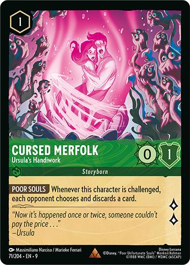 Cursed Merfolk - Ursula's Handiwork (71/204) [Fabled] | Devastation Store