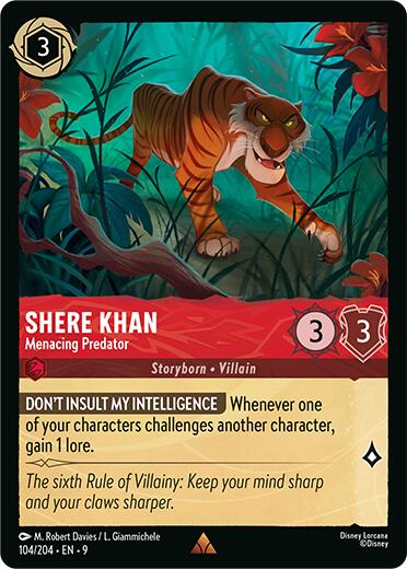 Shere Khan - Menacing Predator (104/204) [Fabled] | Devastation Store