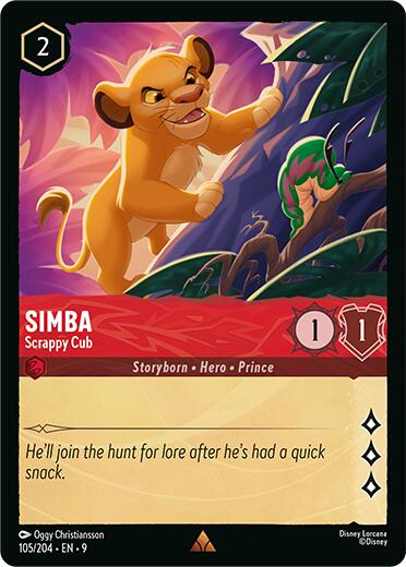 Simba - Scrappy Cub (105/204) [Fabled] | Devastation Store