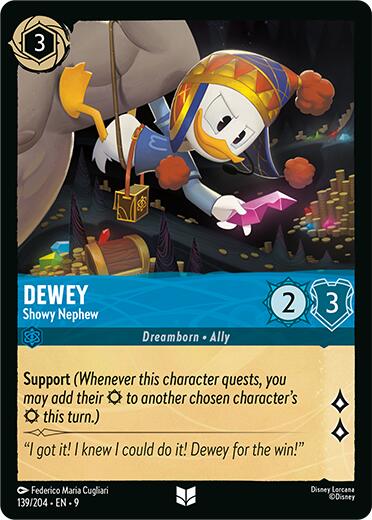 Dewey - Showy Nephew (139/204) [Fabled] | Devastation Store