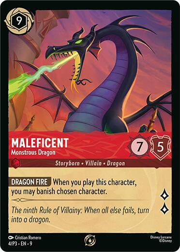 Maleficent - Monstrous Dragon (Store Championship Participant) (4/P3) [Promo Cards] | Devastation Store