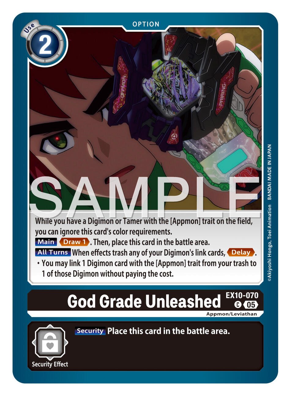 God Grade Unleashed [EX10-070] [Sinister Order] | Devastation Store