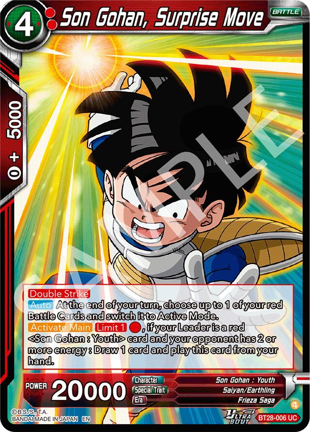 Son Gohan, Surprise Move (BT28-006) [Prismatic Clash] | Devastation Store