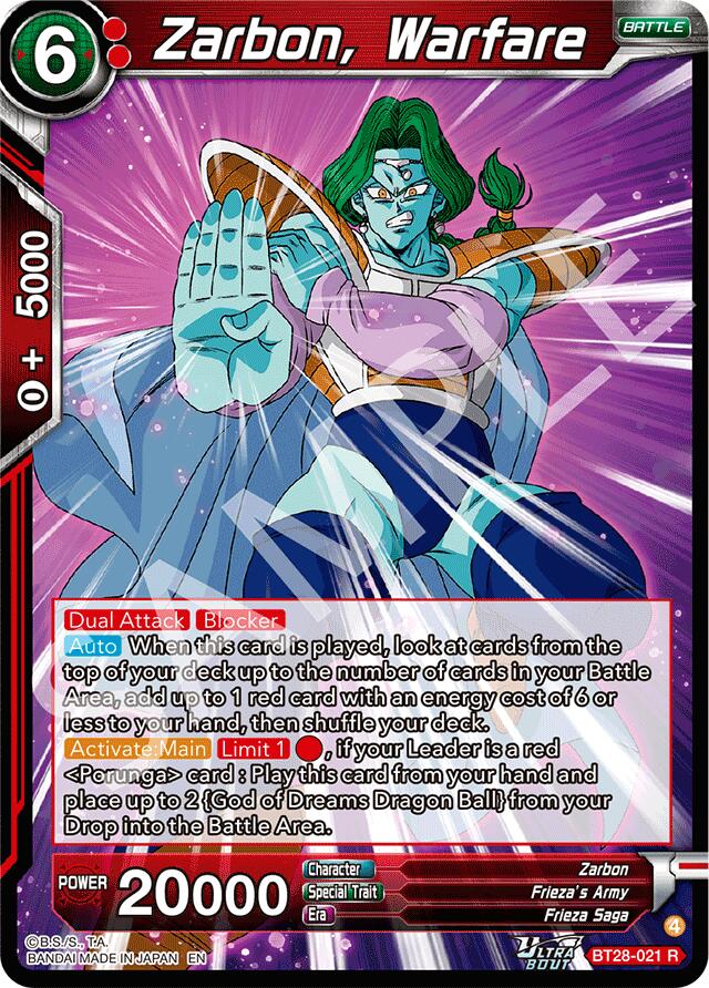 Zarbon, Warfare (BT28-021) [Prismatic Clash] | Devastation Store