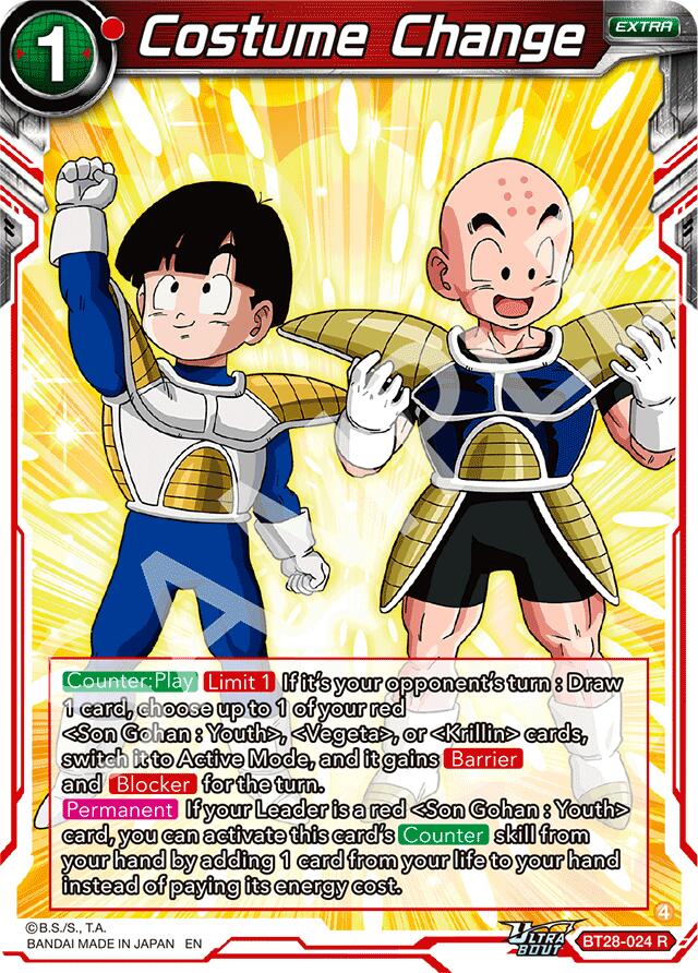 Costume Change (BT28-024) [Prismatic Clash] | Devastation Store