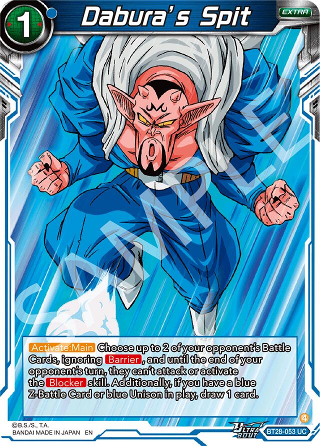 Dabura's Spit (BT28-053) [Prismatic Clash] | Devastation Store