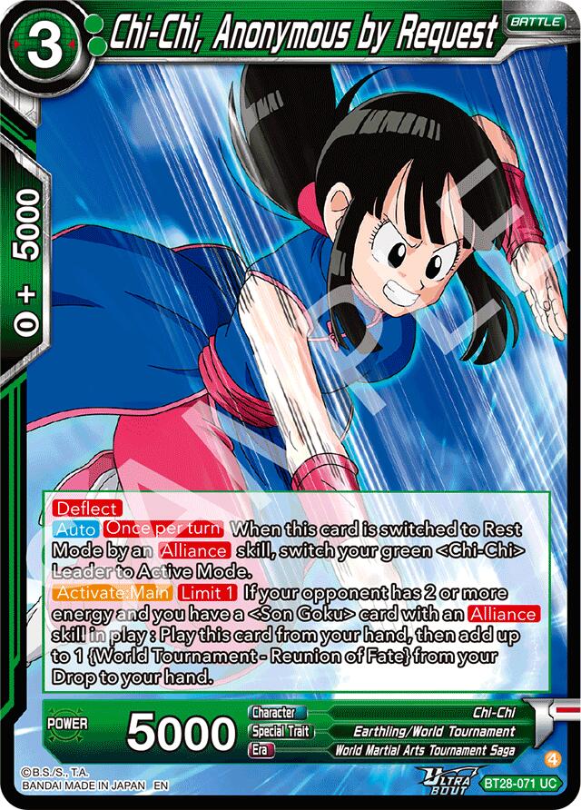 Chi-Chi, Anonymous by Request (BT28-071) [Prismatic Clash] | Devastation Store