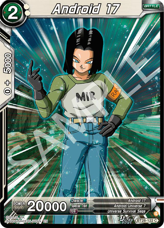 Android 17 (BT28-122) [Prismatic Clash] | Devastation Store