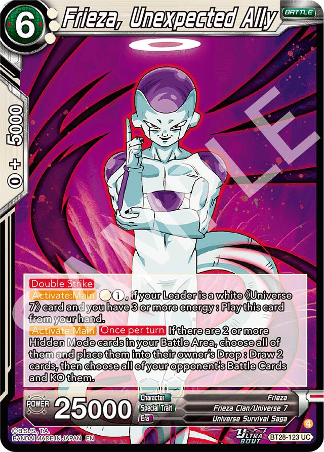 Frieza, Unexpected Ally (BT28-123) [Prismatic Clash] | Devastation Store