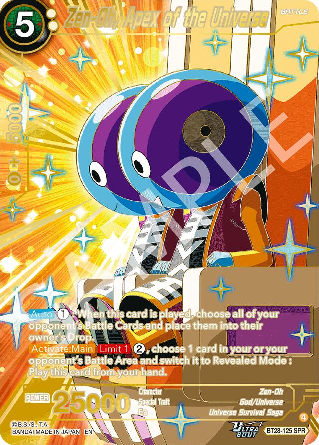 Zen-Oh, Apex of the Universe (SPR) (BT28-125) [Prismatic Clash] | Devastation Store