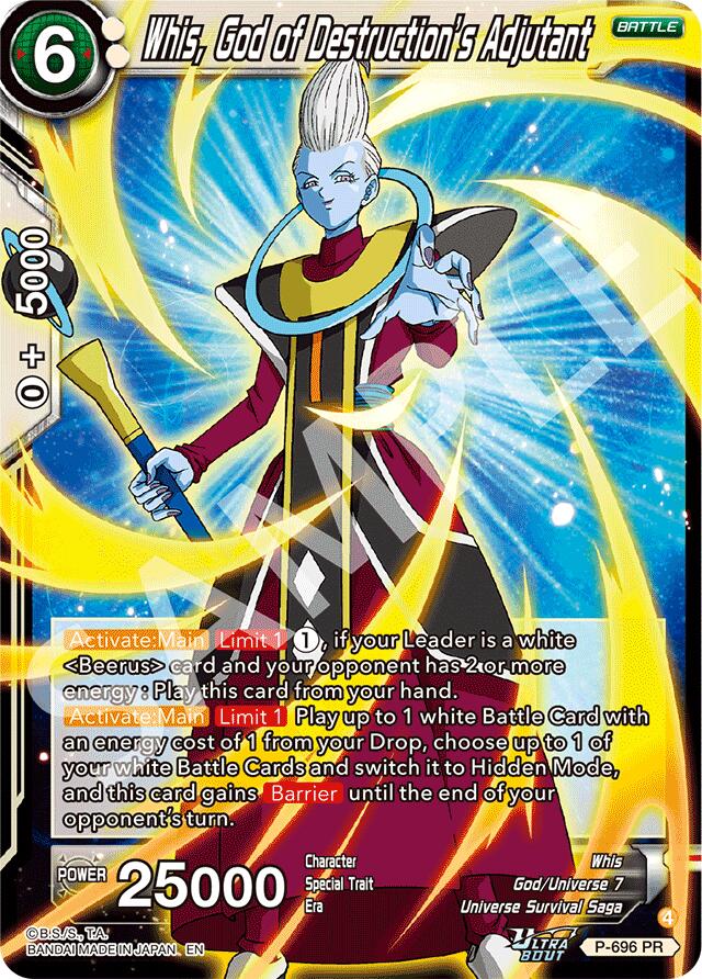 Whis, God of Destruction's Adjutant (P-696) [Promotion Cards] | Devastation Store