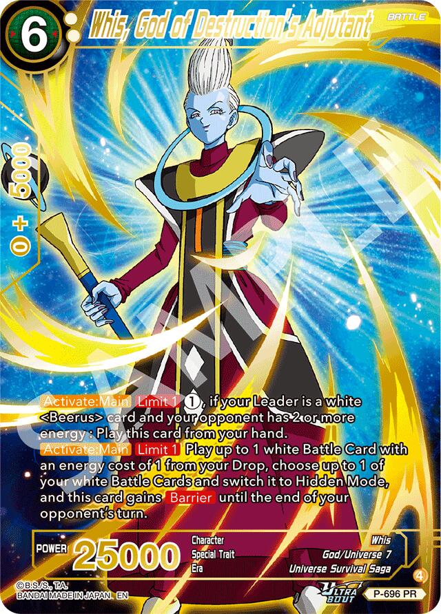 Whis, God of Destruction's Adjutant (Gold Stamped) (P-696) [Promotion Cards] | Devastation Store