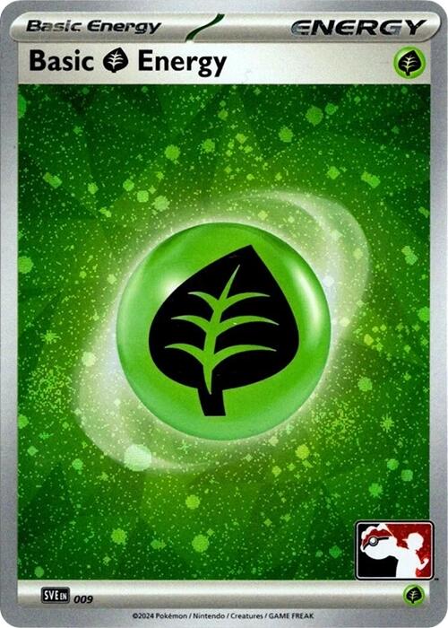 Basic Grass Energy (009) (Cosmos Holo) [Prize Pack Series Seven] | Devastation Store