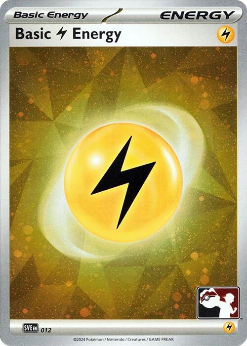 Basic Lightning Energy (012) (Cosmos Holo) [Prize Pack Series Seven] | Devastation Store