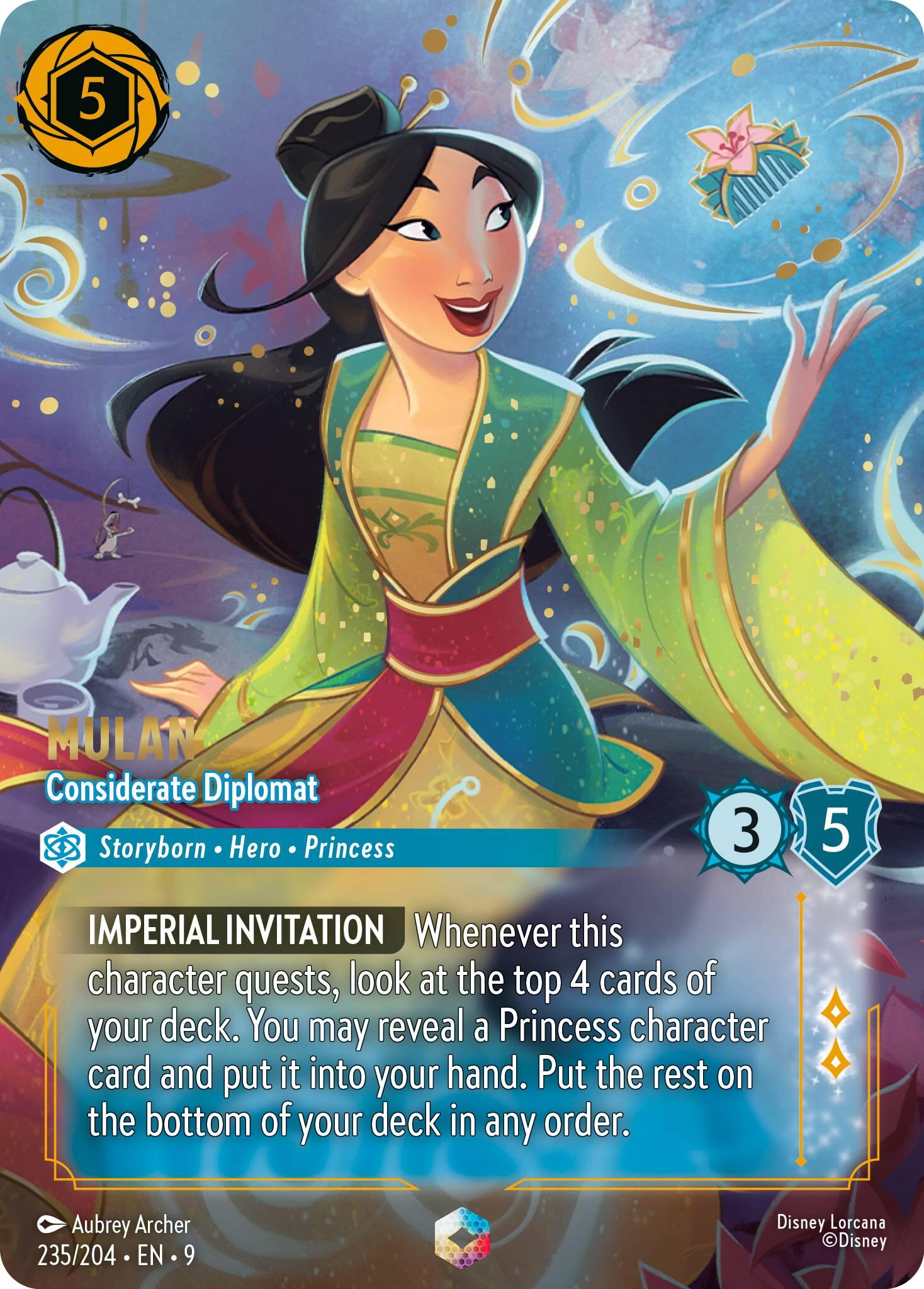 Mulan - Considerate Diplomat (Enchanted) (235/204) [Fabled] | Devastation Store