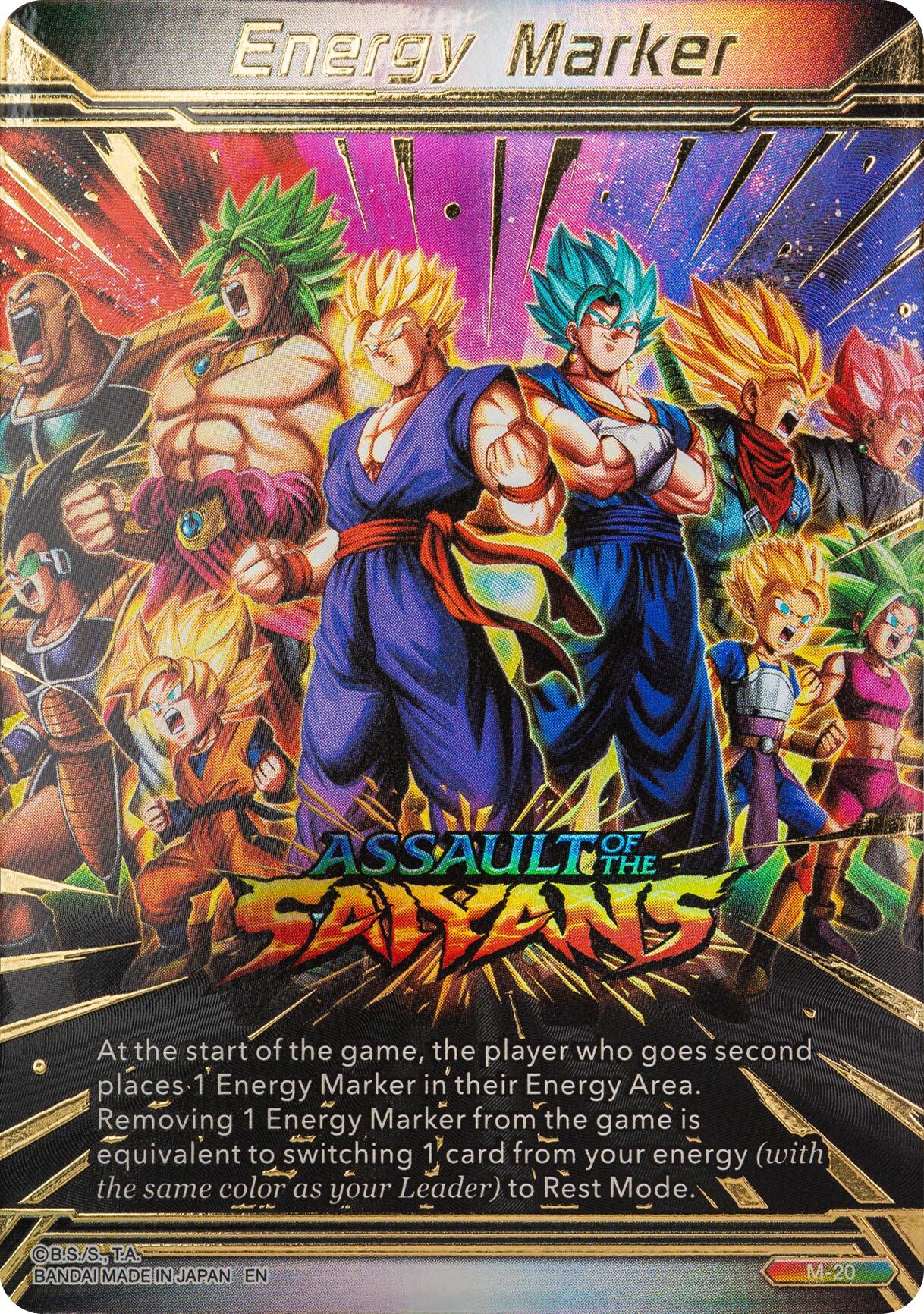 Energy Marker - Assault of the Saiyans (M-20) [Prismatic Clash] | Devastation Store